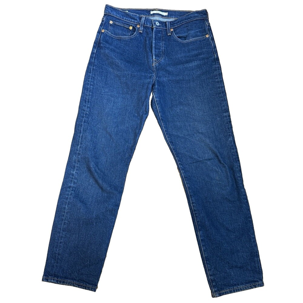 Levi's Premium Women Wedgie Jean 30 Straight Fit High Rise   Blue Denim